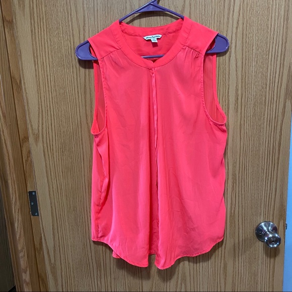American Eagle Outfitters Tops - American Eagle Outfitters Bright Sheer Tank